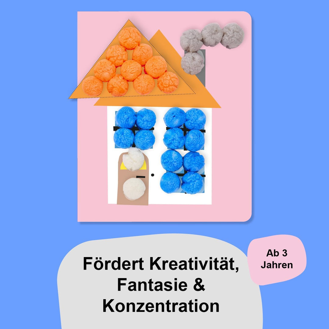 Playmais Classic Colors & Forms | 800 Playmais Teile | Bastelset | natürliches Spielzeug | inkl. Sch