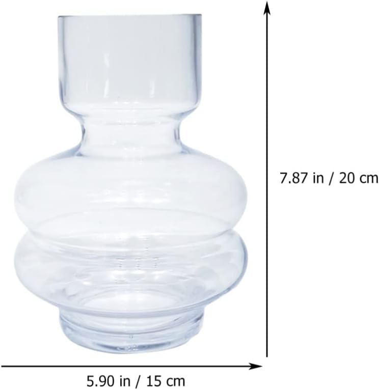 Glasvase Trockenblumenvase Hydrokulturvase Aus Glas Hahnenfussschlüssel Pflanzgefäss Aus Glas Einfac
