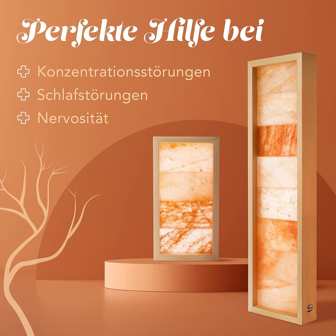 Salzwand von Salt&amp;Timber® Himalaya (Salt Range Pakistan) Salzkristalllampe steigert Ihre Kreativität