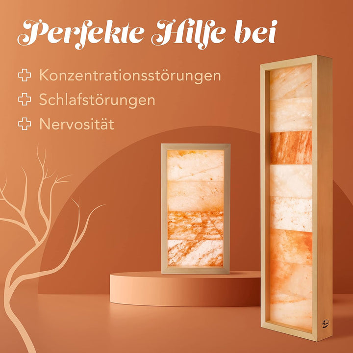 Salzwand von Salt&amp;Timber® Himalaya (Salt Range Pakistan) Salzkristalllampe steigert Ihre Kreativität