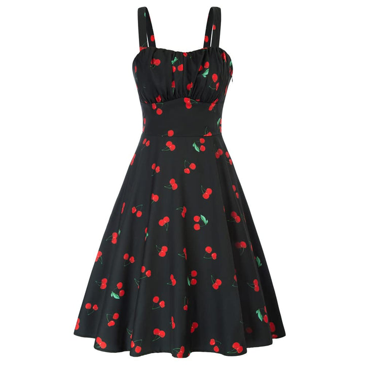 Belle Poque Damen Kleider Casual Cocktailkleid Sommerkleid Elegant Spaghetti Freizeitkleid A-Line La