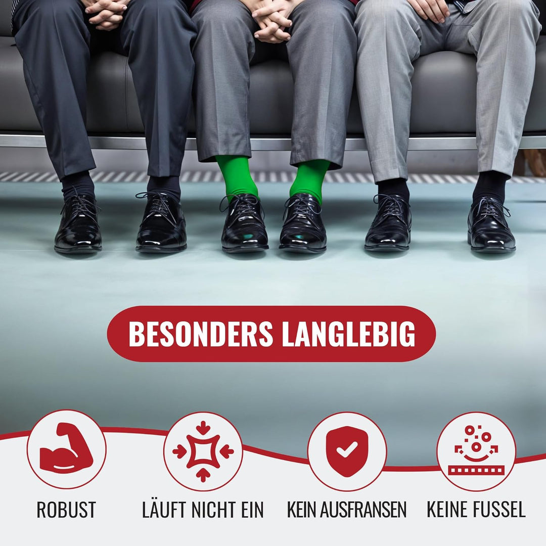 Mat & Vic's Socken Herren Herrensocken Damen Damensocken Cotton classic Crew Socks, gekämmte Baumwol