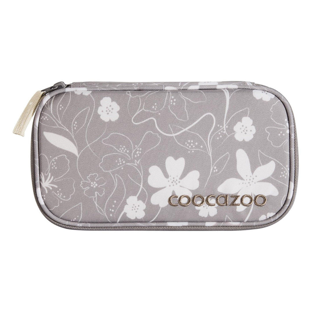 Coocazoo Mäppchen „Vanilla Bloom”, beige, Federmäppchen, grosses Hauptfach, Reissverschlussfach mit