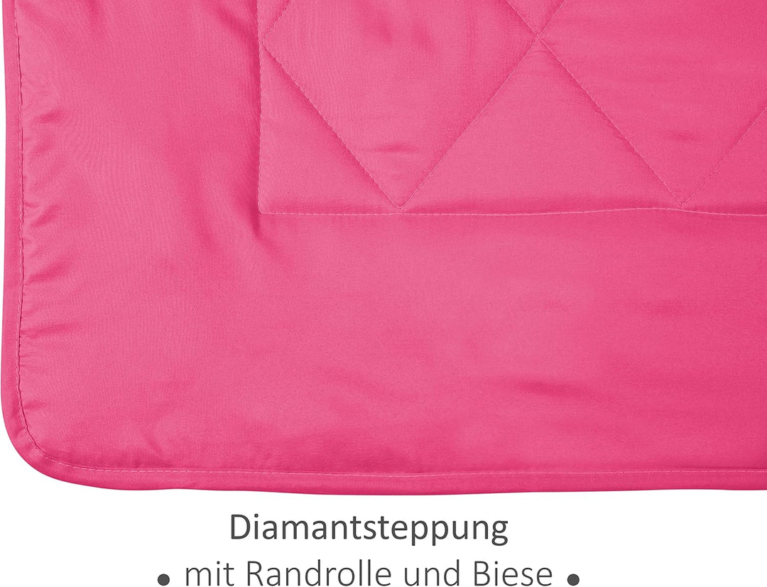 npluseins Sommerdecke 135x200 cm - dünne und leichte Bettdecke für den Sommer – Kühl schlafen – idea