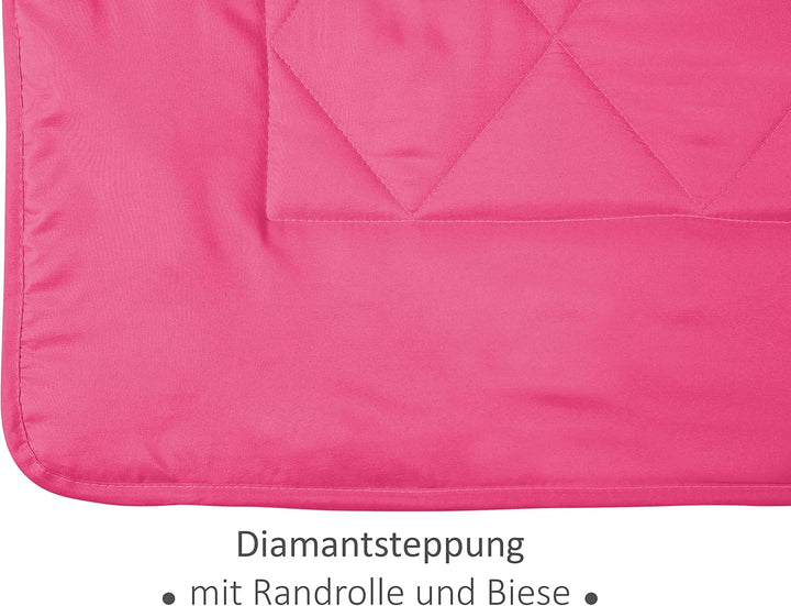 npluseins Sommerdecke 135x200 cm - dünne und leichte Bettdecke für den Sommer – Kühl schlafen – idea