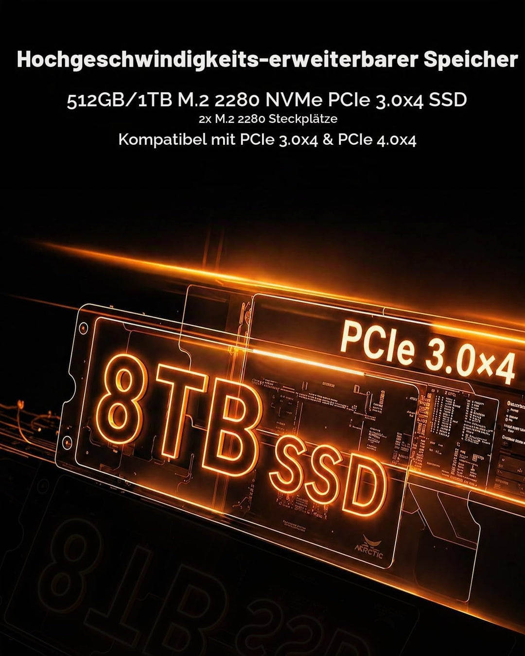 CTONE Mini PC Core i5-12450H, 24GB RAM(Besser als 16GB), 1TB SSD(bis zu 8TB), Mini Computer mit Trip