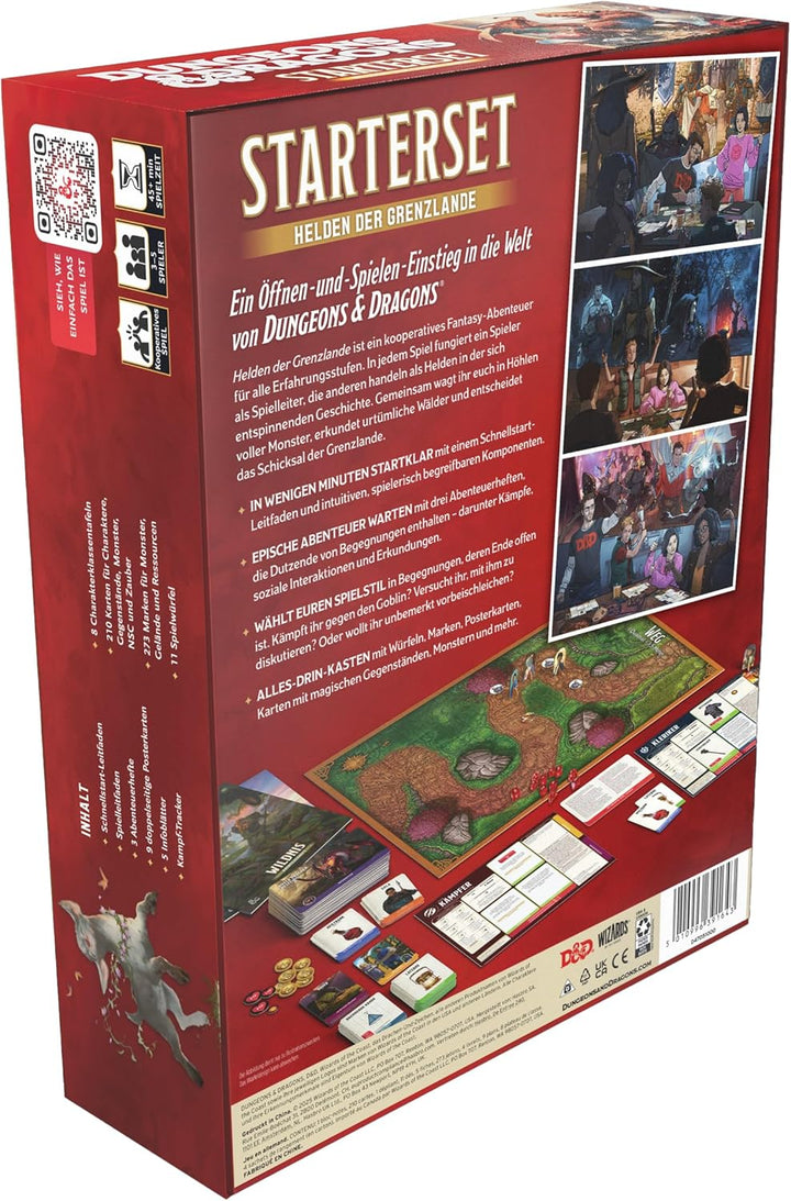 Dungeons & Dragons Starter Set: Helden der Grenzlande | D&D Fantasy-Abenteuerspiel für 3–5 Spieler (