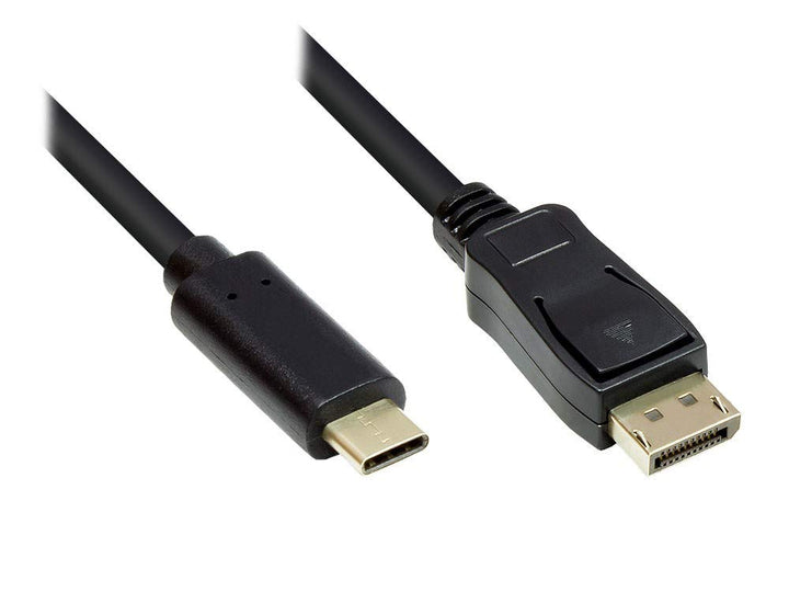 Good Connections Adapterkabel - USB-C Stecker an Displayport 1.2 / DP 1.2 Stecker - 4K / UHD @60Hz -