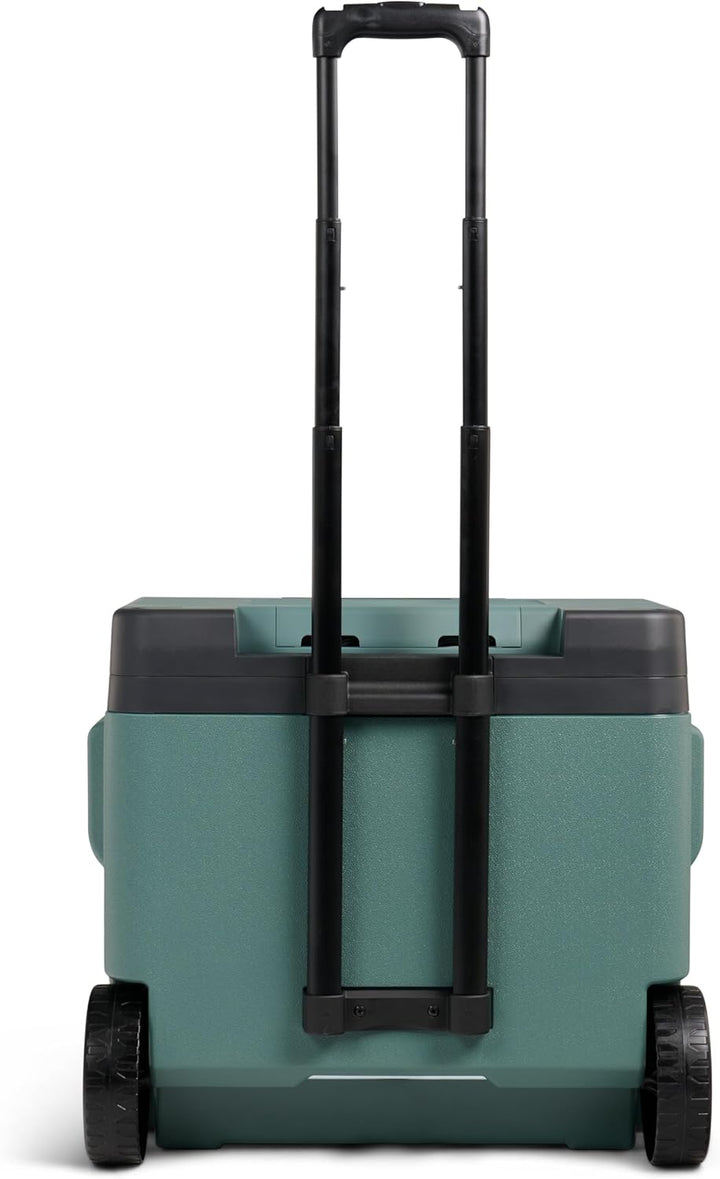 IGLOO elektrische Kühlbox IE42 mit Telekop-Griff und Rollen für Auto und Steckdose, 42 L, 12V und 23