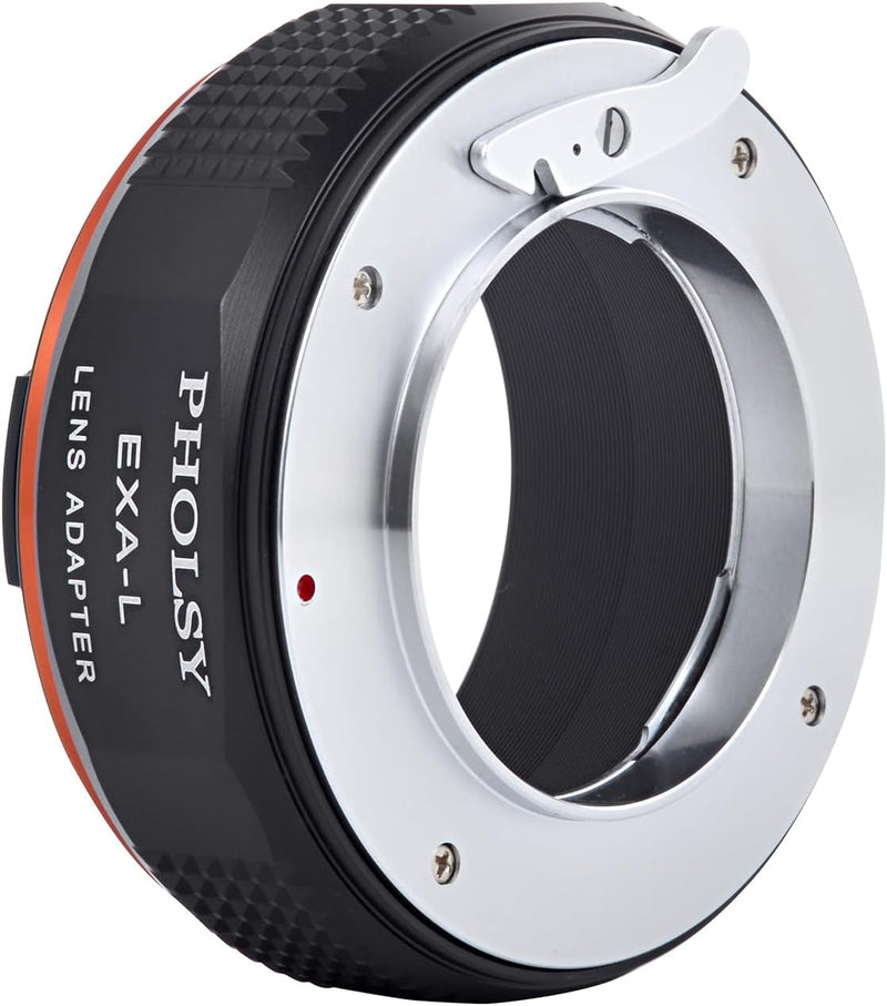 PHOLSY Objektivadapter Kompatibel mit Exakta Mount Objektiv (Nicht Topcon) und L Mount Kameragehäuse