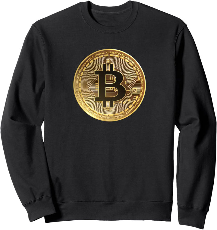 Bitcoin Cryptocurrency Crypto Coin Sweatshirt