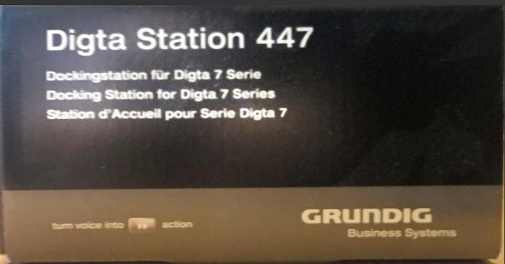 Grundig SCM4470 Digta Station 447 Satz,Schwarz