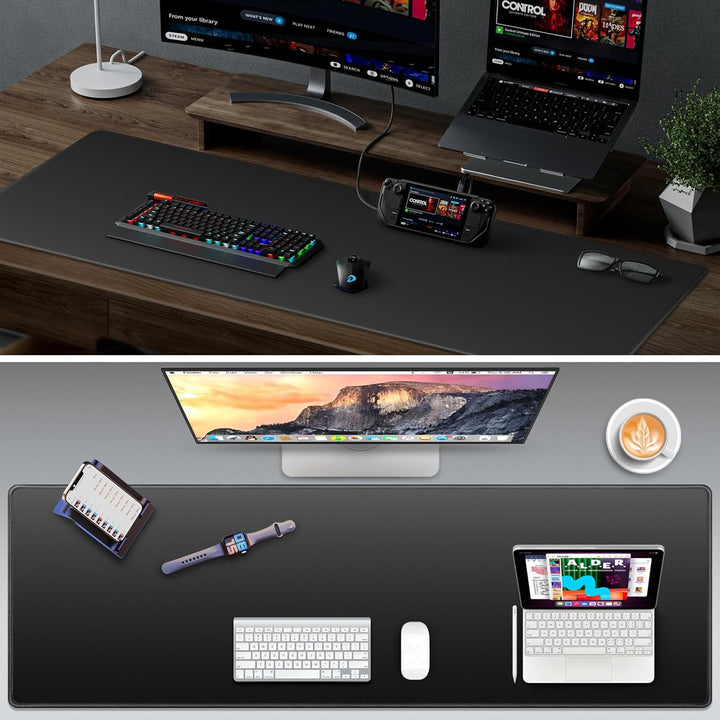 Schreibtischunterlage Mauspad, Mauspad XXXL 1200x400mm, Mausunterlage Gross, Gaming Mouse Pad, Ausla