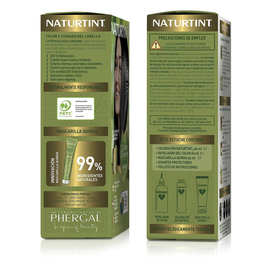 Naturtint | Haarfarbe Oohne Ammoniak | 6.45 Dunkel Bernstein Blond | Hoher Anteil an natürlichen Inh