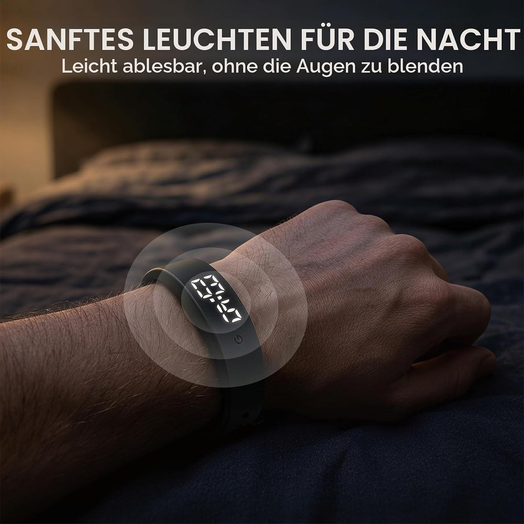 CEWROM Vibrationswecker Armband, Wecker Armband Vibration mit Timer, Vibrationsalarm Erinnerung Uhr,