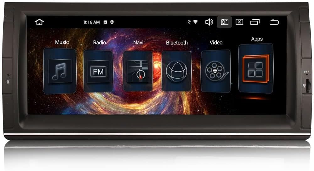 GONFEN 10.25 Zoll Android 11 Autoradio für BMW 5er E39 X5 E53 M5 Mit GPS Navi Kabelloses Carplay And