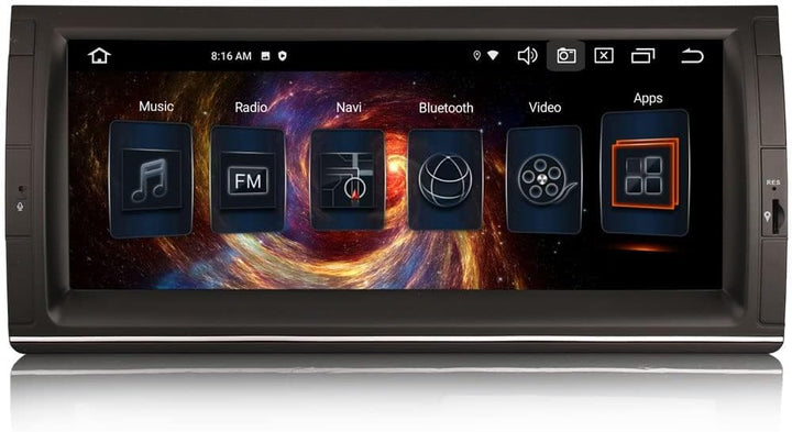 GONFEN 10.25 Zoll Android 11 Autoradio für BMW 5er E39 X5 E53 M5 Mit GPS Navi Kabelloses Carplay And