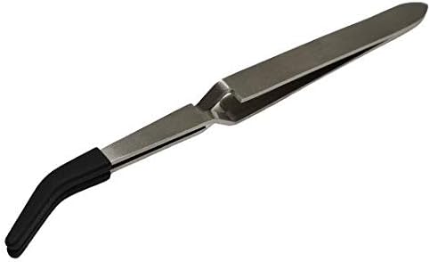 Graveda Tweezer/Pinzette mit Silikonspitzen/Tool für´s Dabbing/Pressen Zubehör/Ideal für Terp Pearls