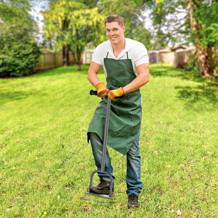 BeneLabel Rasenlüfter Manuell, Rasen Belüfter Hohlzinken Aerifizierer Gardena Handvertikutierer mit