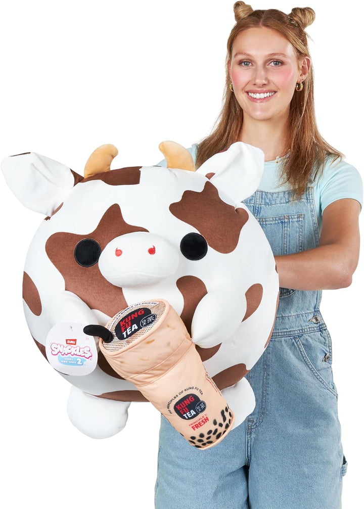 Snackles Serie 2 40 cm (Bonnie) von ZURU Kuschelig-weiches, beruhigendes, 40 cm grosses Plüschspielz