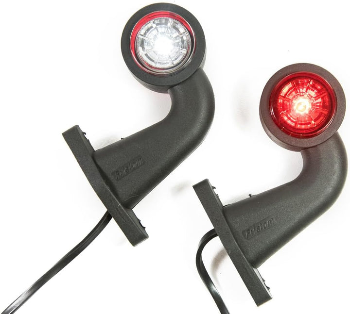 2 x LED Gummi Begrenzungsleuchte Seitenleuchte 12V 24V mit E-Prüfzeichen Positionsleuchte Auto LKW P