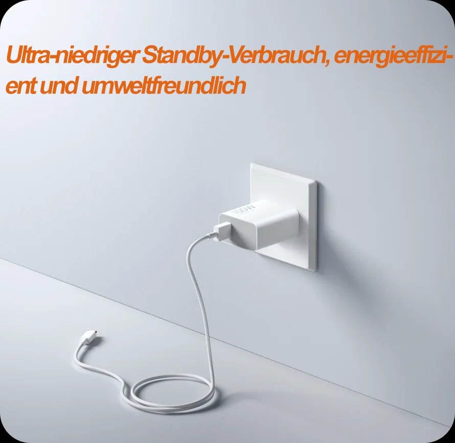 33W TURBOCHARGE Ladegerät MDY-11-EZ für Original Xiaomi Netzteil 6A USB C 2 Meter Ladekabel Adapter