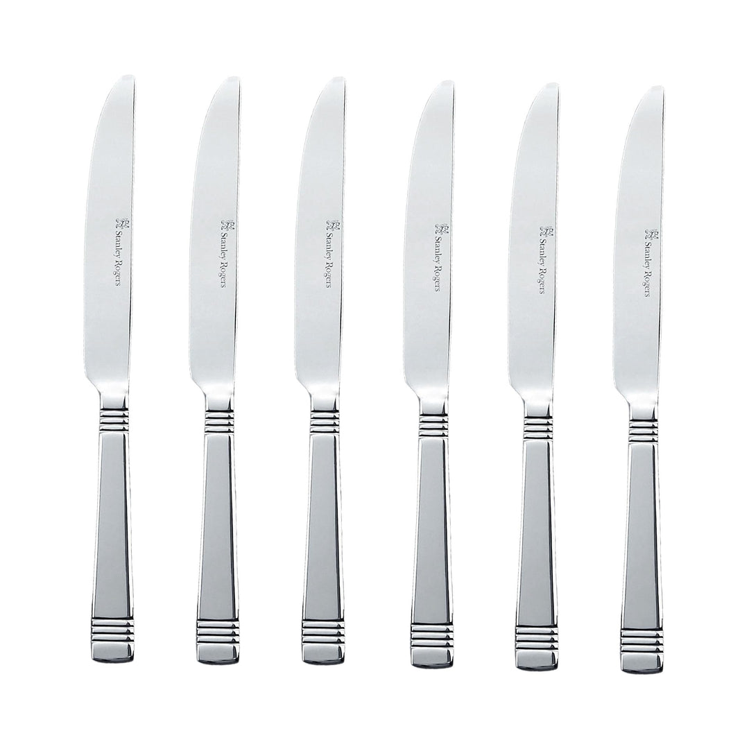 Stanley Rogers Messer Victoria– Hochwertiger Edelstahl, 6er Set, Spülmaschinengeeignet Messer 6er Se