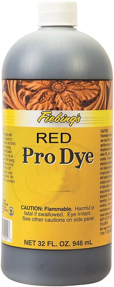 Fiebing's Pro Dye 32 OZ Rot, 32 OZ Rot