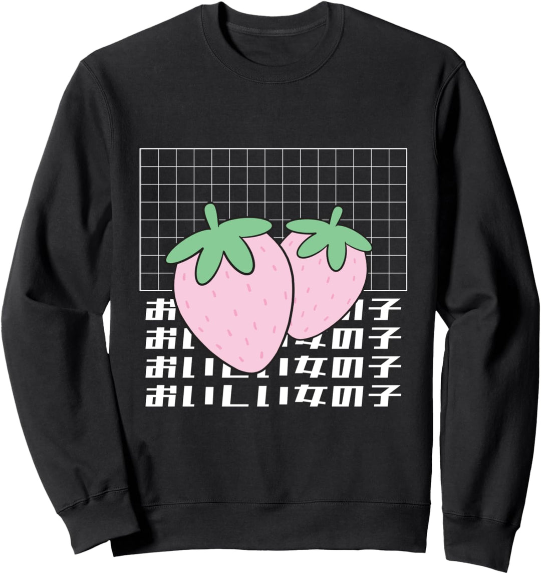 Strawberries Japanese Kawaii Sweatshirt