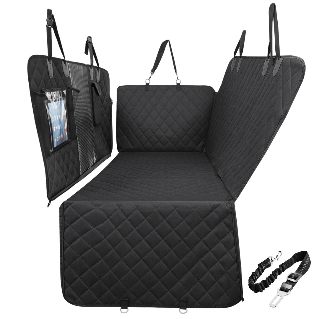 Gimars Grosse Verdickte Hundedecke Auto Rückbank 156 * 136 cm, wasserdichte Autoschondecke Hund Rück