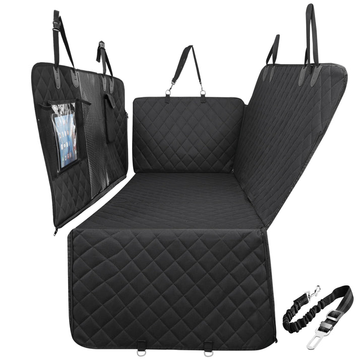 Gimars Grosse Verdickte Hundedecke Auto Rückbank 156 * 136 cm, wasserdichte Autoschondecke Hund Rück