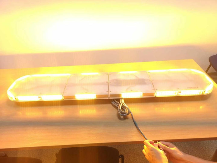Ml MelTruck® LED Warnbalken 1492 mm 150 cm Warnleuchte Balken Leuchtbalken Lichtbalken 12V 24V E9 Da