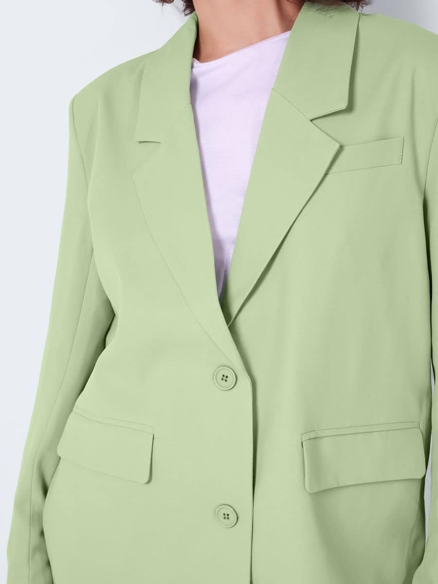 Noisy May Damen Nmmilla L/S Blazer Noos Blazer XS Quiet Green, XS Quiet Green