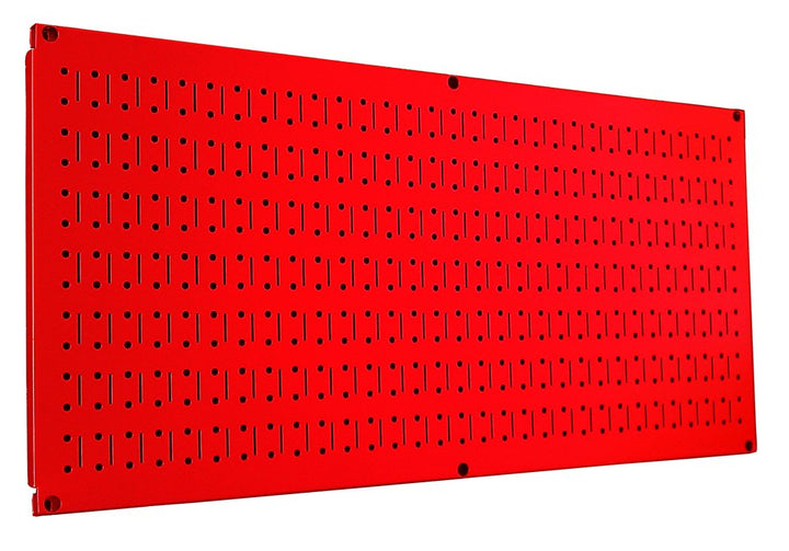 Wall Control Stecktafel, 40,6 x 81,3 cm, horizontal, Metall, Rot, Werkzeugtafel Rot Red, Rot Red