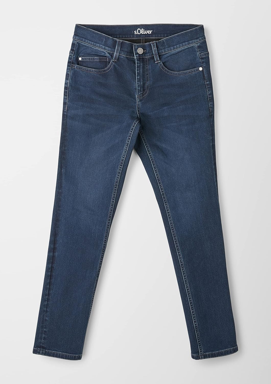 s.Oliver Jungen Jeans, Seattle Slim Fit 152 Grosse Grössen Blau, 152 Große Größen Bla