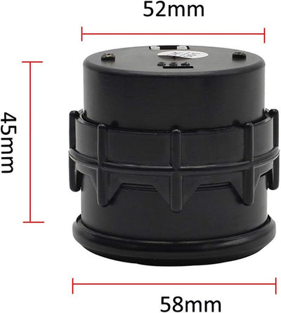 ETOPARS 52mm Automotor Kfz 2" Zeiger Öltemperatur Messgerät Kit Temperatur Celsius Öltemperaturanzei