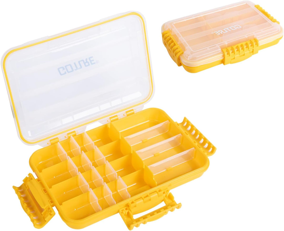 Goture Tacklebox,Kleinteilebox Angeln,Tackle Box Angeln,Köderbox,Angelbox kiste Koffer，Angelzubehör