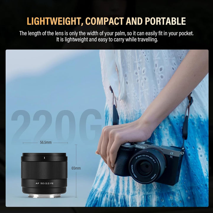 VILTROX 50mm F2.0 Full Frame Autofokus Objektive für Sony E Mount Kamera Objektive Camera Lenses FE