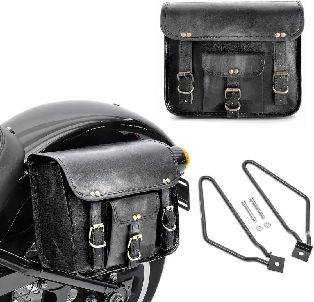 Satteltaschen SVS + Halter für Kawasaki Vulcan S / Café
