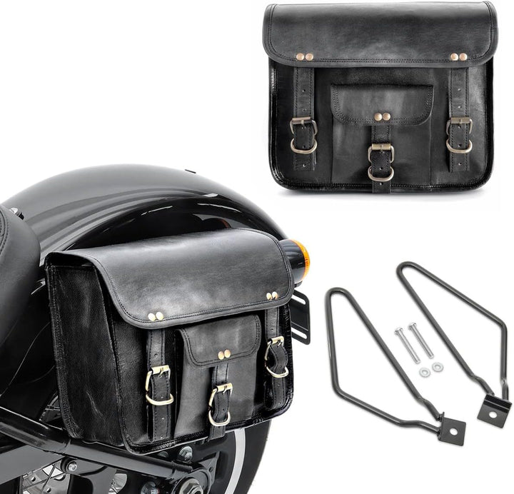 Satteltaschen SVS + Halter für Kawasaki Vulcan S / Café