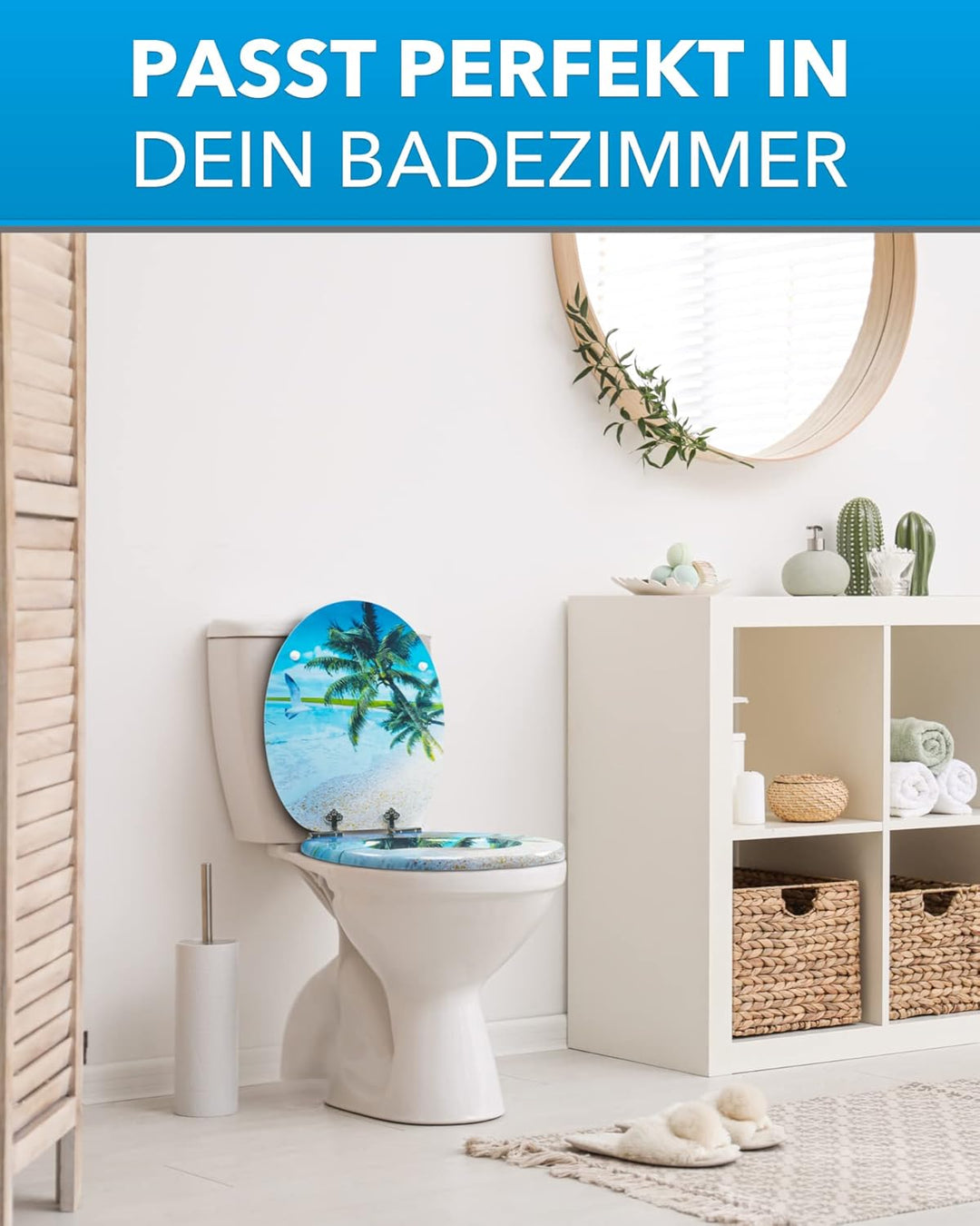 Xonic Design WC-Sitz - Premium Klo-Deckel - Toilettensitz mit Absenkautomatik - hochwertige Klobrill