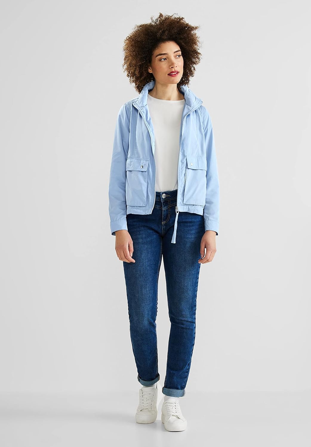 Street One Damen Windbreaker 44 Happy Blue, 44 Happy Blue