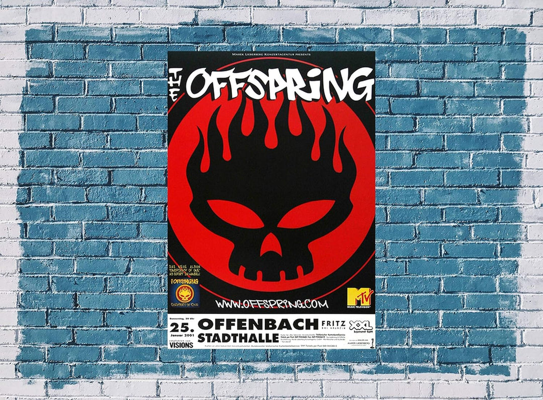 The Offspring - Conspiracy of One, Frankfurt 2001 » Konzertplakat/Premium Poster | Live Konzert Vera