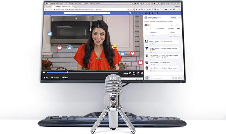 Samson Meteor Mic - Portable USB Studio Quality Condenser Microphone - High Performance, General Pur