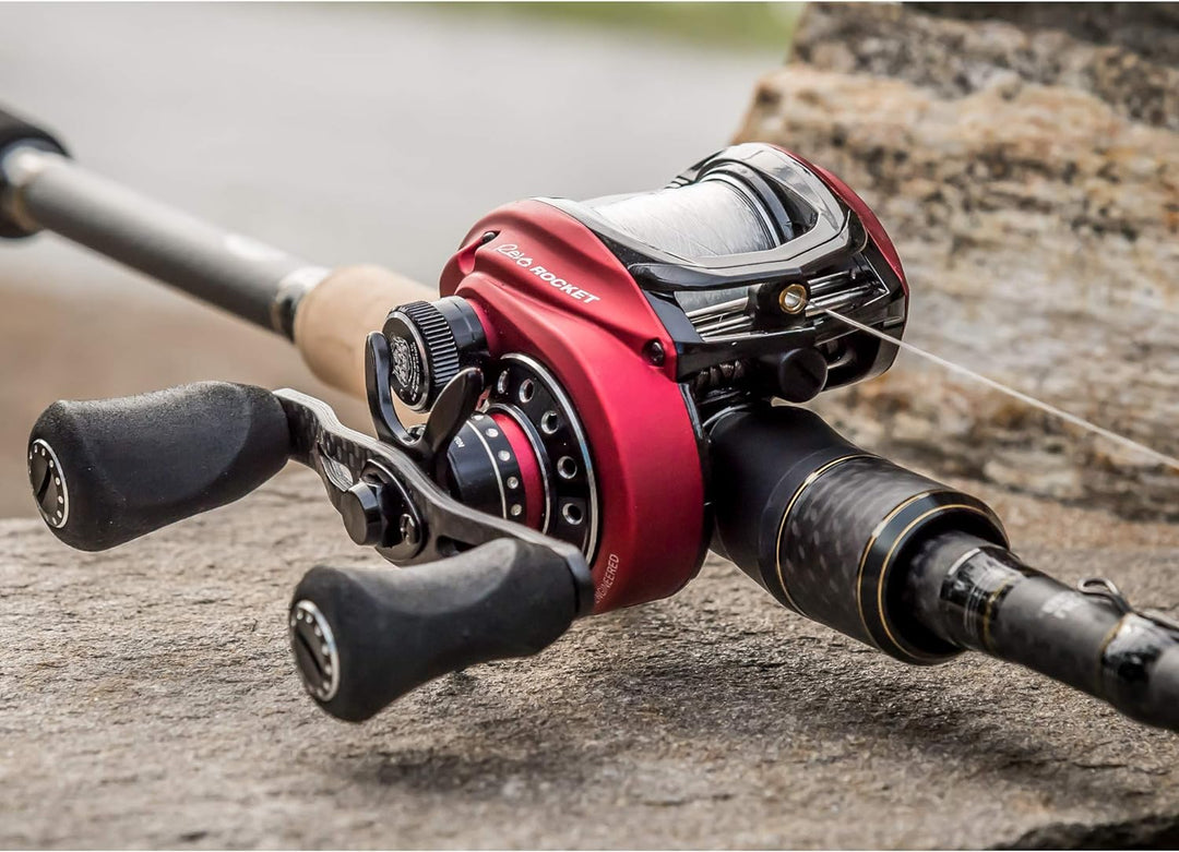 Abu Garcia Revo Rocket Low Profile Baitcast Angelrolle Left Hand, Left Hand