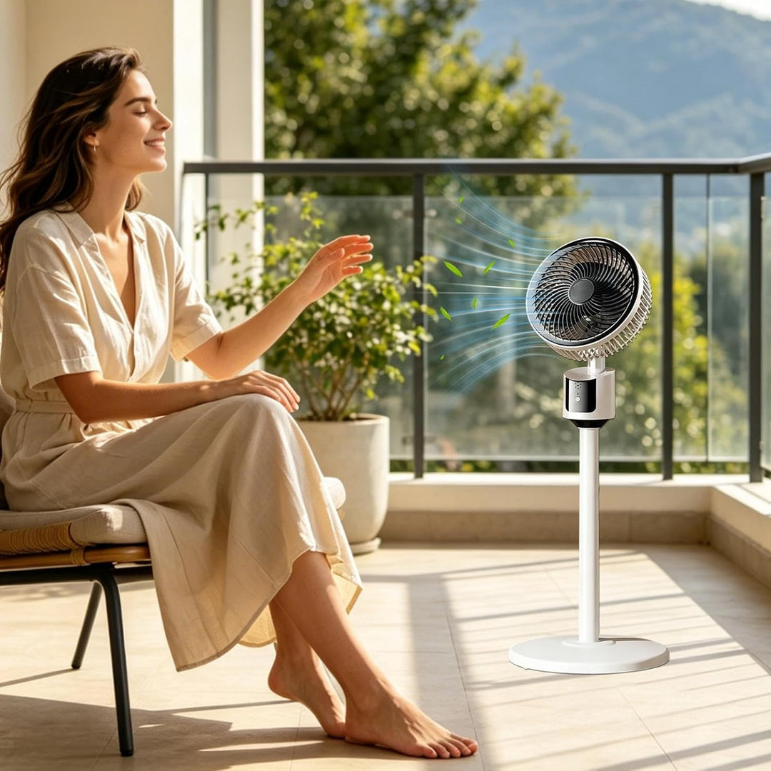 Bodenventilator, gross, USB-betrieben, leistungsstarke Kühlung, Bodenventilatoren, strapazierfähig,