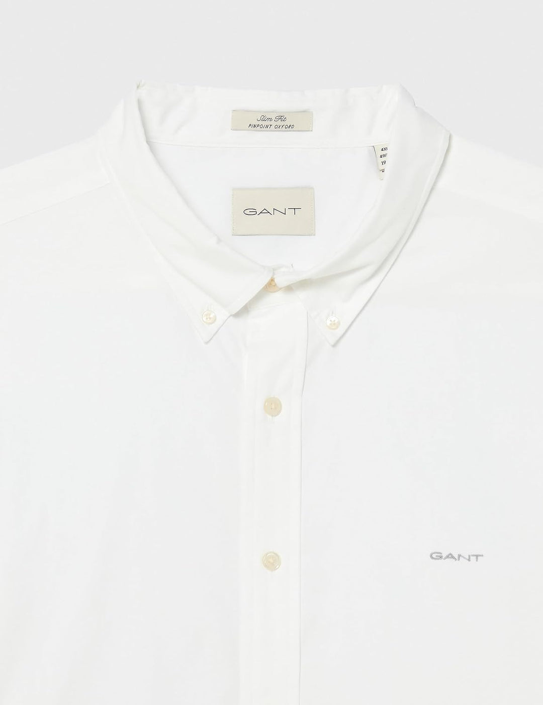GANT Herren Slim Pinpoint Oxford Shirt Klassisches Hemd XL Weiss, XL Weiß