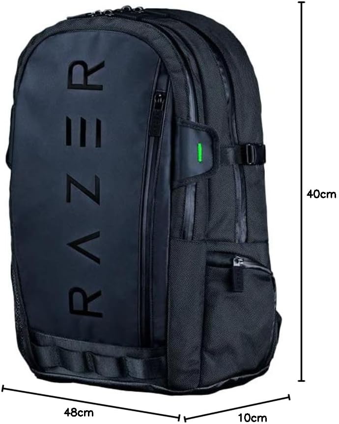 Razer Rogue V3 Backpack (13,3") Black Edition - Kompakter Reise Rucksack (Fach für Laptop bis 13 Zol