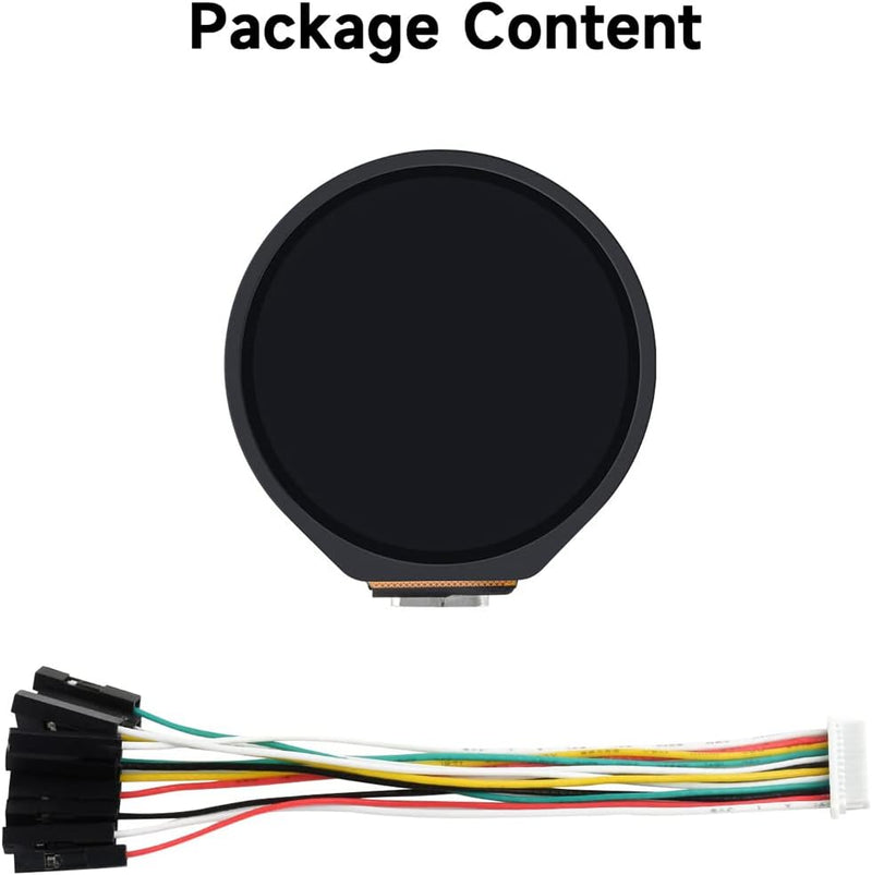 RP2040 Mikrocontroller Entwicklungsboard mit 1.28 Zoll Rundem Touch LCD, 240x240 Pixel 65K RGB Farbe
