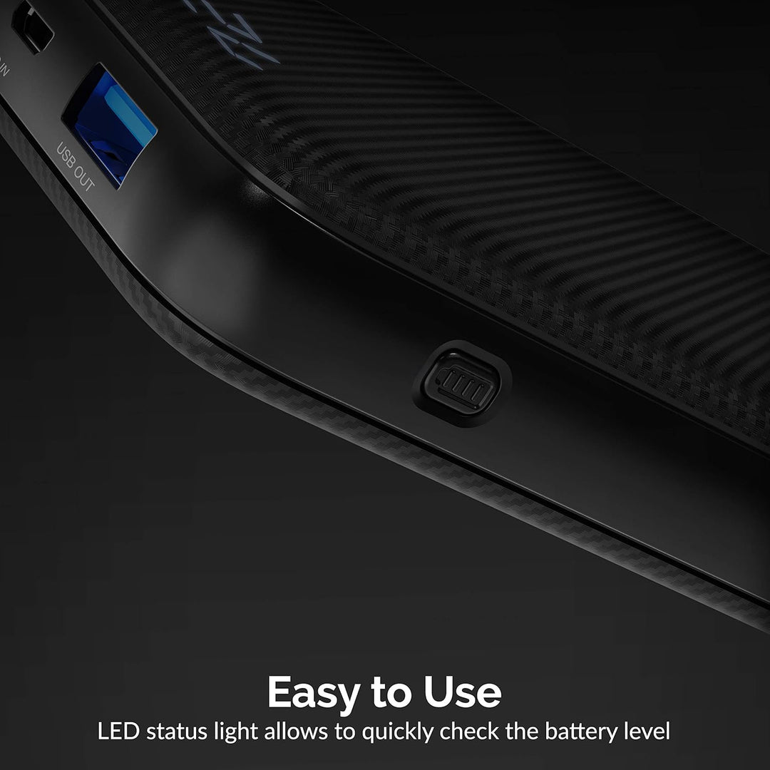 SABRENT Power Bank 10000 mAh, USB C PD externer Akku Power Ladegerät, tragbare, mit Schnellladefunkt